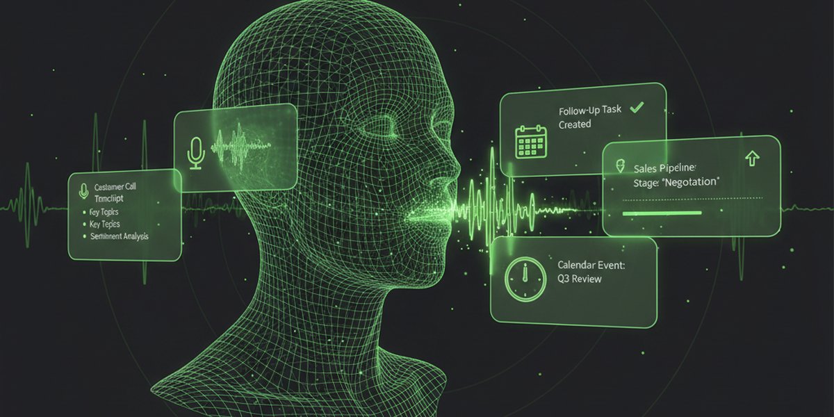 Voice Agents im Vertrieb automatisieren Telefonnotizen, Follow-ups und CRM-Pflege